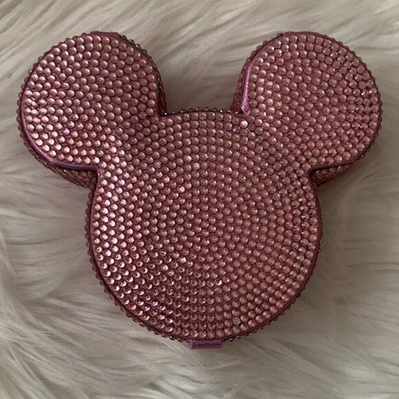 BAUBLE BAR X DISNEY Bejeweled Mickey Mouse Travel Jewelry Case in Pink - Picture 3 of 6